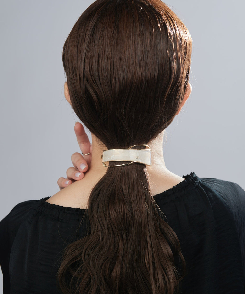 AiDior レザー ヘアバレッタ黒 バレッタ – dee doo dah