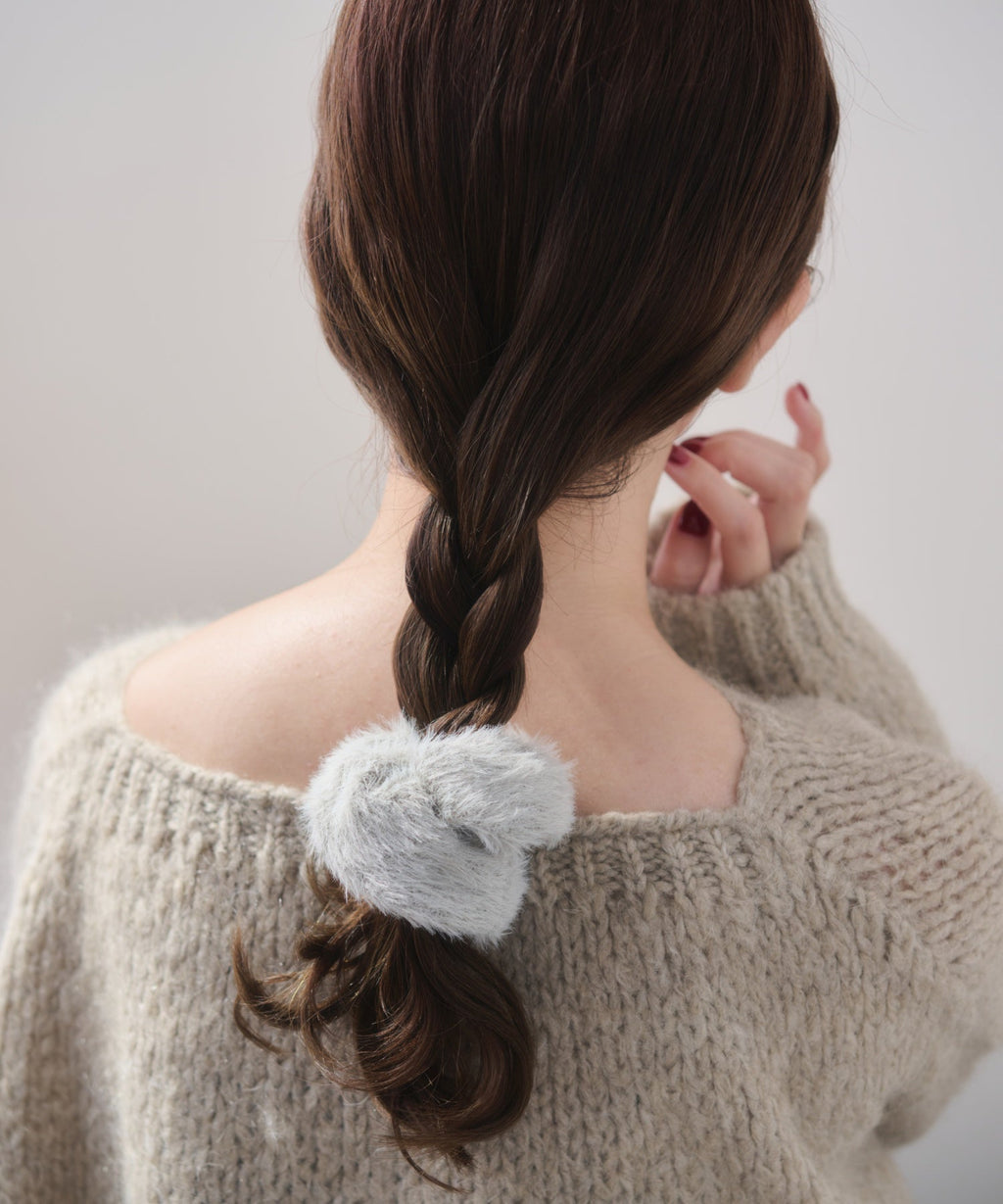 シュシュ  ヘアゴム  S45 Jewel VOX シュシュ ヘアゴム ヘアアクセ ブラック ネイビー