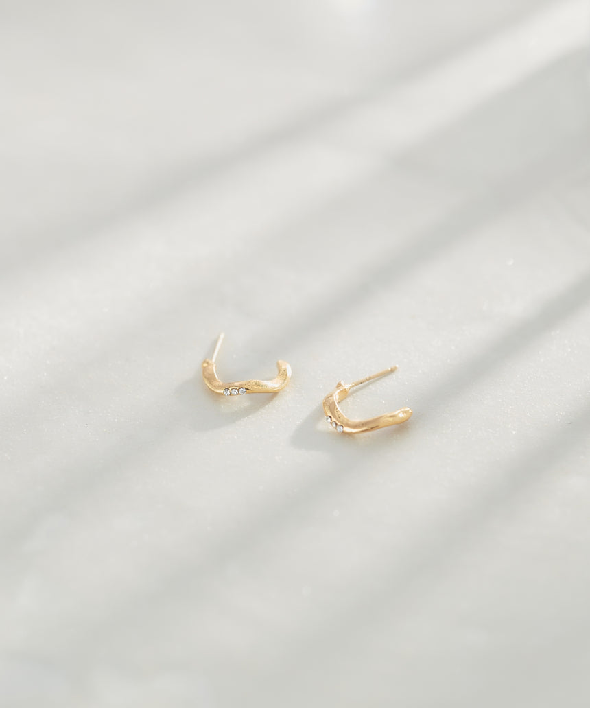 18k-404 18金ポストピアス (noé)