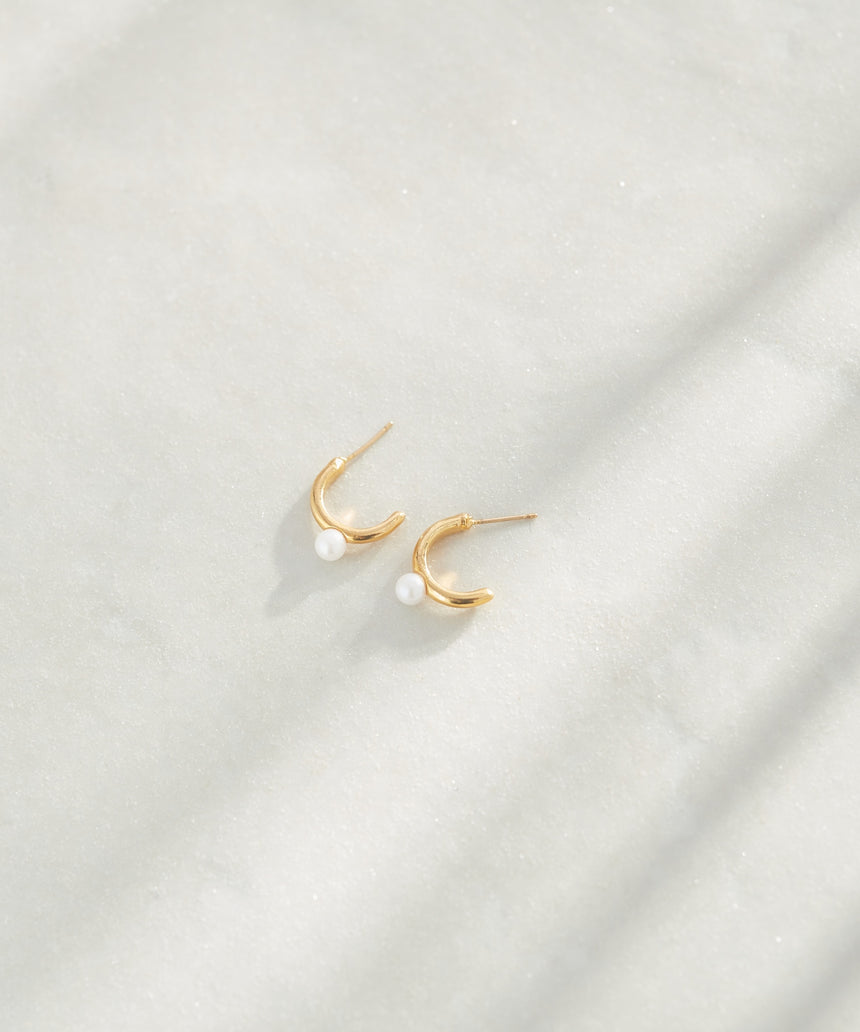 18k-408 18金ポストピアス (noé)