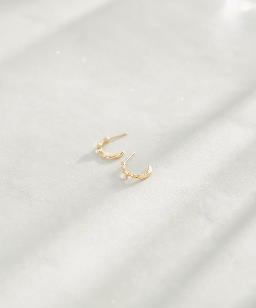 18k-410 18金ポストピアス (noé)