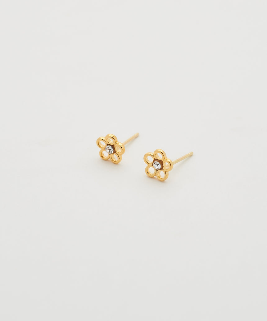 18k-448 18金ポストピアス (noé)