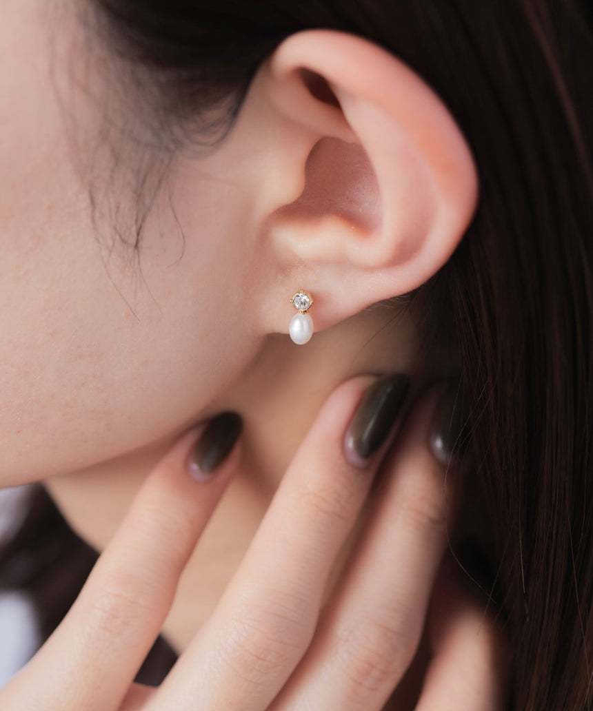 金属ノンホールピアス