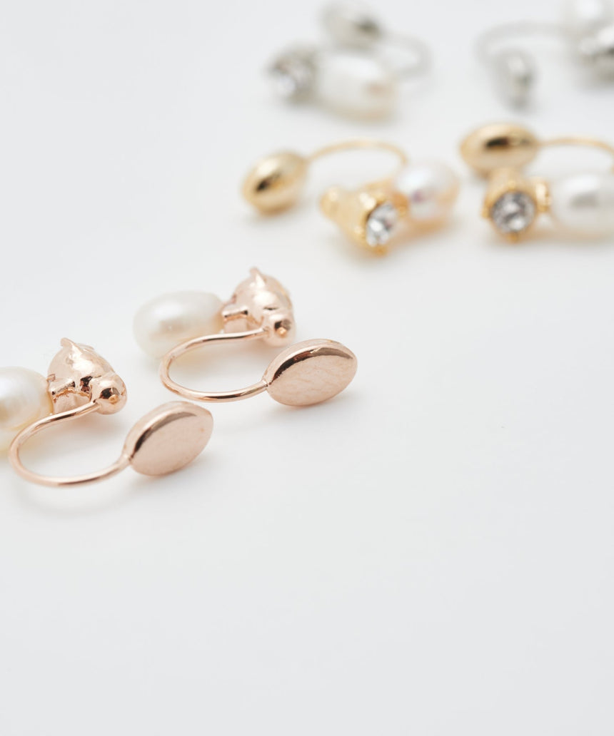 金属ノンホールピアス