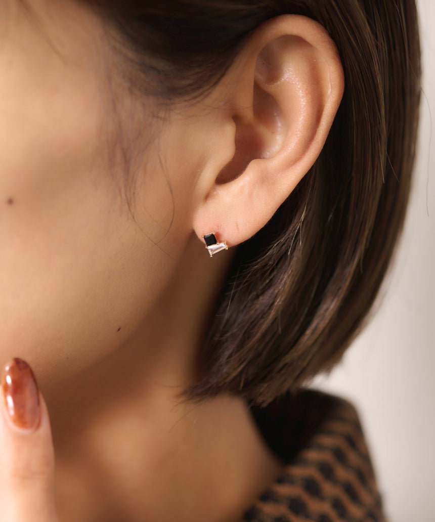 シルバーポストピアス